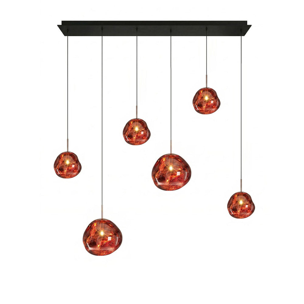 Multi Lava Round Pendant Lamp
