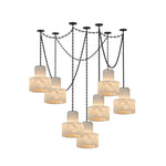 Multi-Tier Chain Drum Pendant Lamp