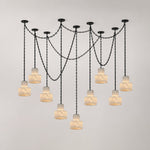 Multi-Tier Chain Drum Pendant Lamp