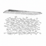 Multicolor Crystal Maple Leaf Chandelier