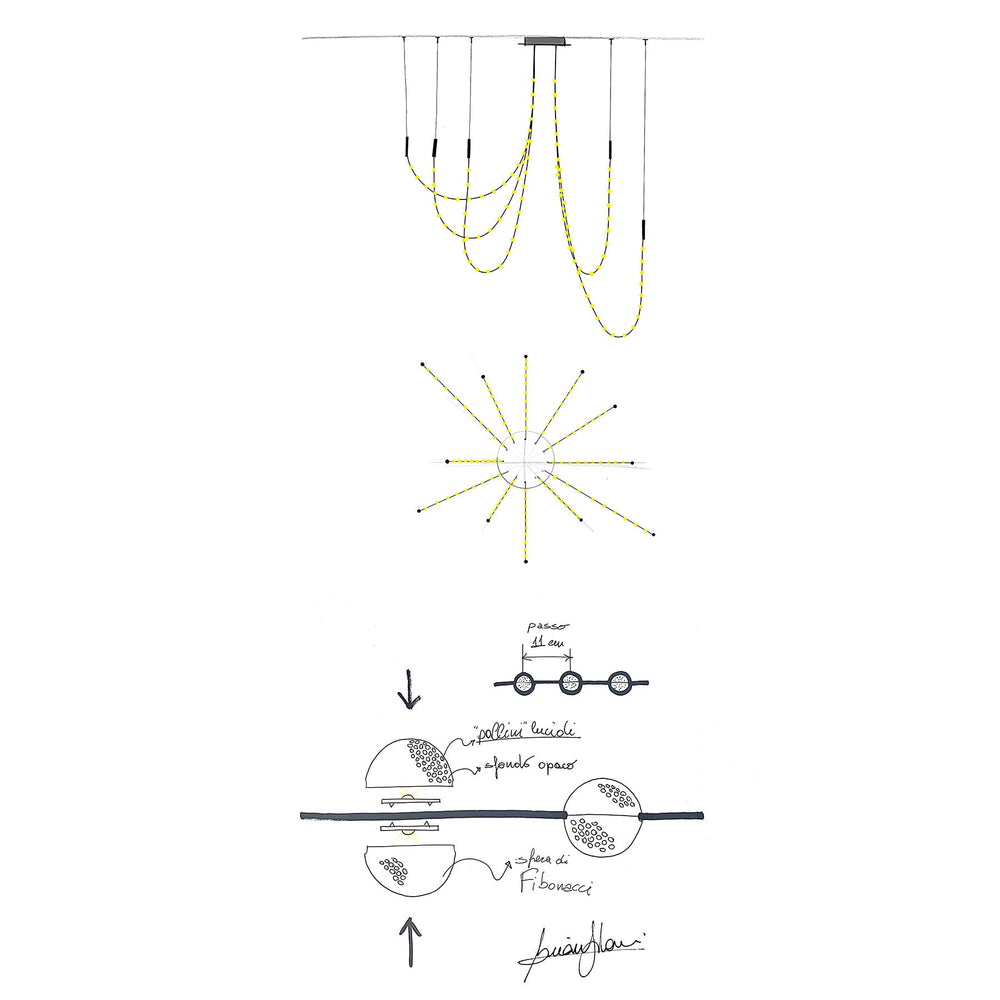 Multidot Chandelier