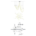 Multidot Chandelier