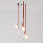 Multiple Belt Art Pendant Light