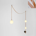 Multiple Belt Art Pendant Light