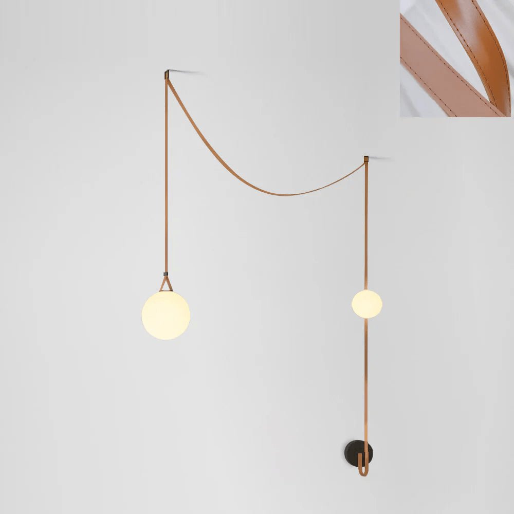 Multiple Belt Art Pendant Light
