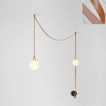 Multiple Belt Art Pendant Light