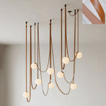 Multiple Belt Art Pendant Light
