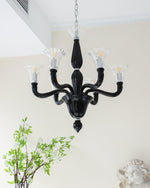 Black Candle Chandelier