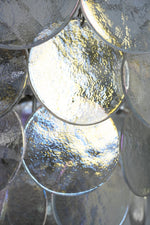 Glass Disc Iridescent Chandelier