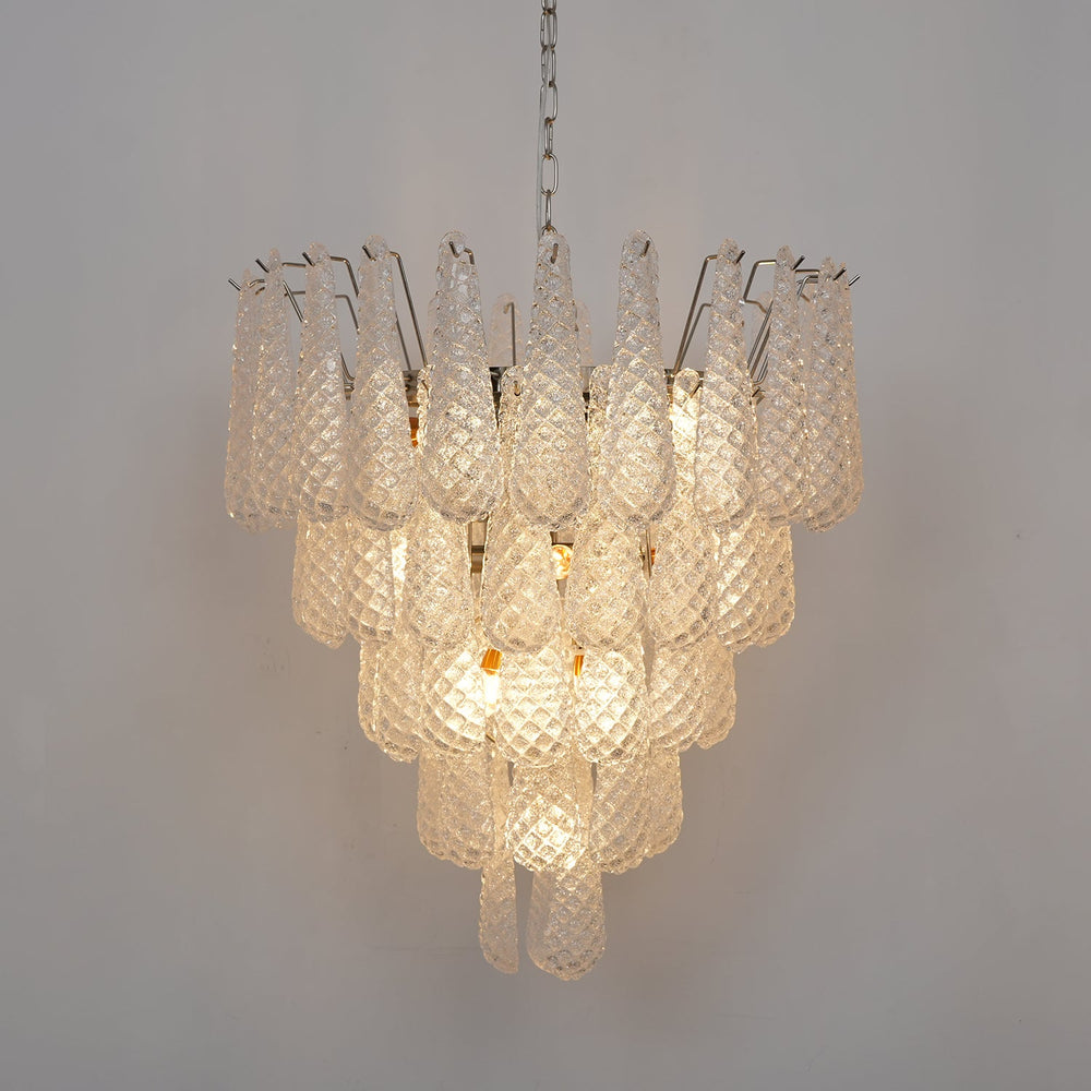 Glass Droplet Chandelier