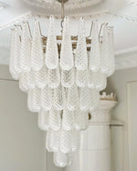 Glass Pinecone Chandelier