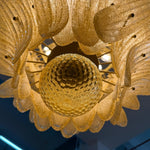 Glass Palmette Chandelier