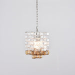 Glass Poliarte Interlocking Chandelier