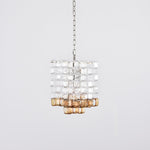 Glass Poliarte Interlocking Chandelier