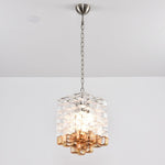 Glass Poliarte Interlocking Chandelier