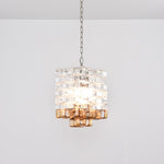 Glass Poliarte Interlocking Chandelier
