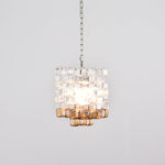 Glass Poliarte Interlocking Chandelier