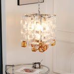 Glass Poliarte Interlocking Chandelier