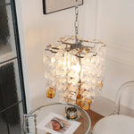 Glass Poliarte Interlocking Chandelier