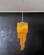 Spiral Prism Glass Chandelier