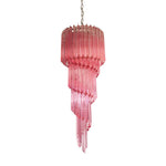 Spiral Prism Glass Chandelier
