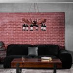 Nautical Industrial Wooden Chandelier – Reclaimed Beam Look