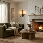 Newel Turned Wood Candle Sconce