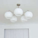 Nickel Persimmon Chandelier