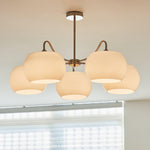 Nickel Persimmon Chandelier