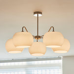 Nickel Persimmon Chandelier