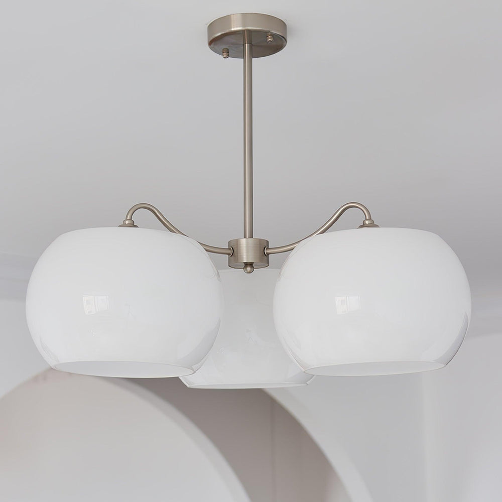Nickel Persimmon Chandelier