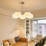 Nickel Persimmon Chandelier