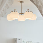 Nickel Persimmon Chandelier