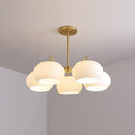 Nickel Persimmon Chandelier
