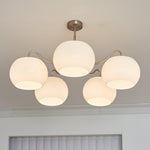 Nickel Persimmon Chandelier