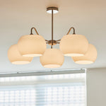 Nickel Persimmon Chandelier