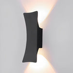 Noctra – Modern Up & Down Outdoor Wall Light (Black LED Sconce)