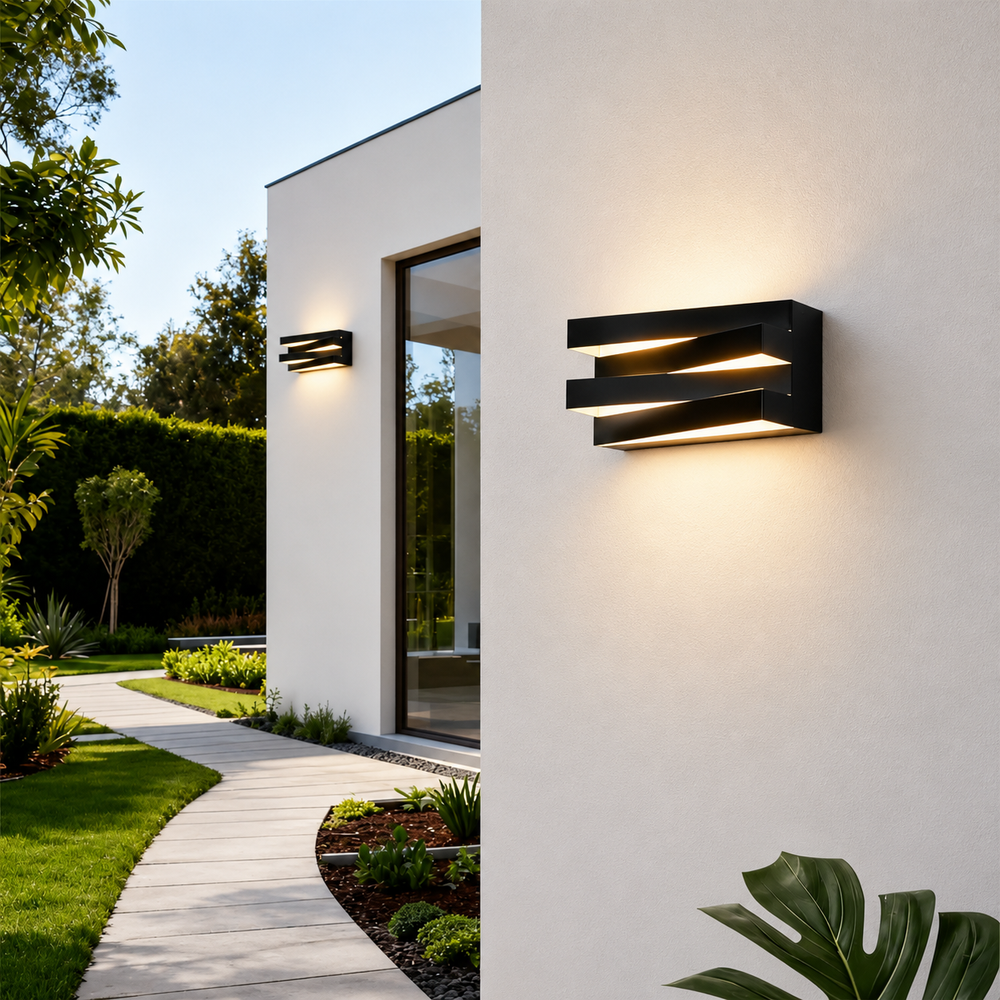 NovaWrap Architectural Wall Light – Modern Indoor & Outdoor LED Sconce