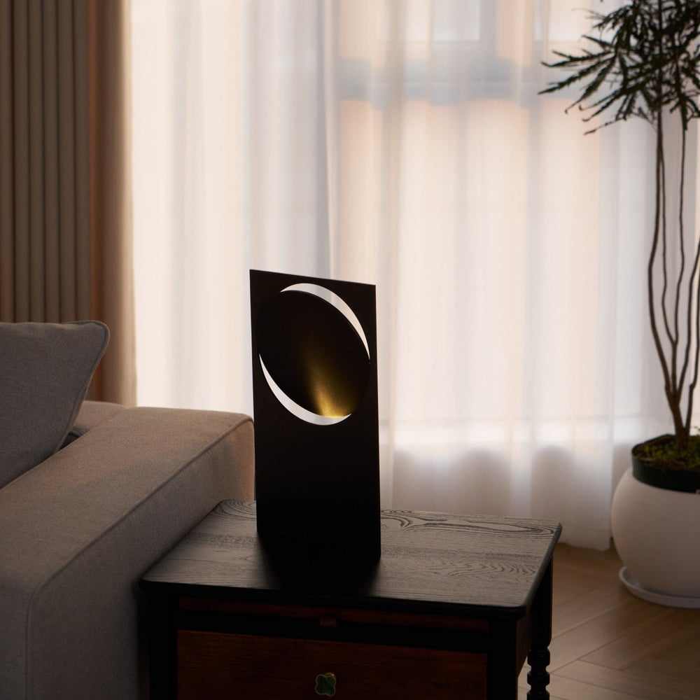 Axis Rotating Disc Table Lamp
