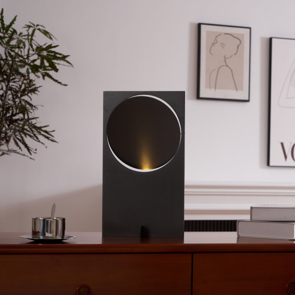 Axis Rotating Disc Table Lamp