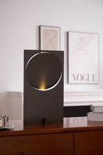 Axis Rotating Disc Table Lamp