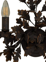 Oak Leaf Wrought Sconce