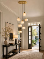 Odyssey Alabaster Pendant Light – Geometric Stone Radiance