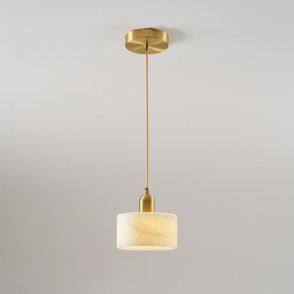 Odyssey Alabaster Pendant Light – Geometric Stone Radiance