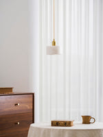 Odyssey Alabaster Pendant Light – Geometric Stone Radiance