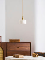 Odyssey Alabaster Pendant Light – Geometric Stone Radiance
