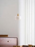Odyssey Alabaster Pendant Light – Geometric Stone Radiance