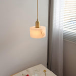 Odyssey Alabaster Pendant Light – Geometric Stone Radiance