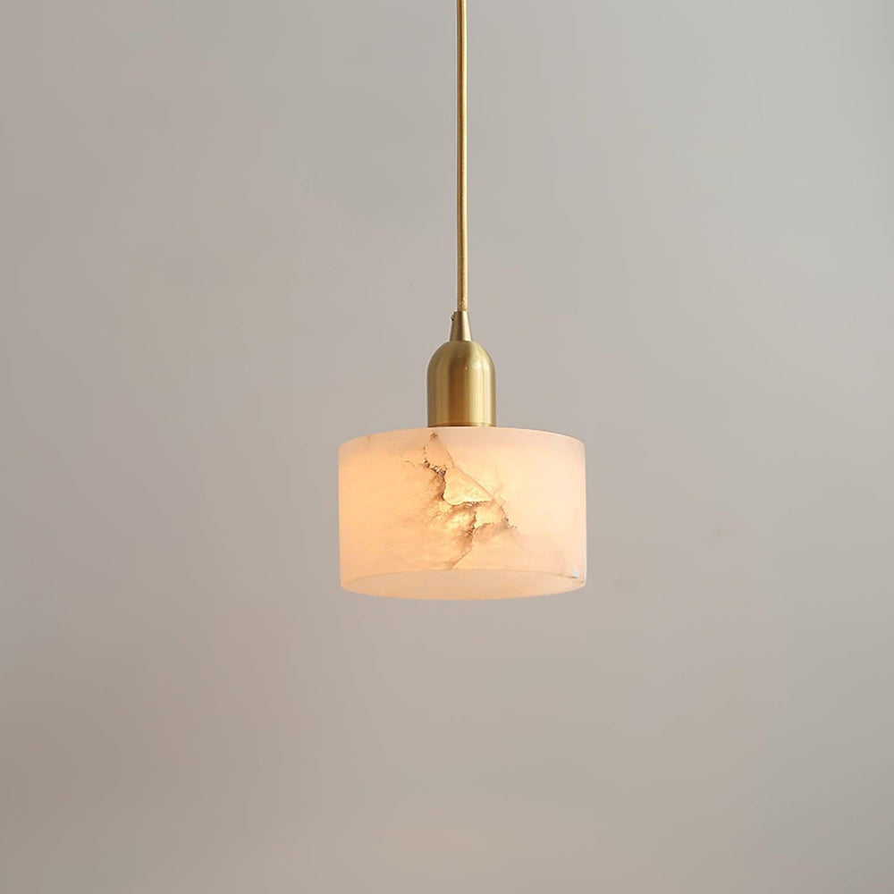 Odyssey Alabaster Pendant Light – Geometric Stone Radiance