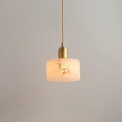 Odyssey Alabaster Pendant Light – Geometric Stone Radiance